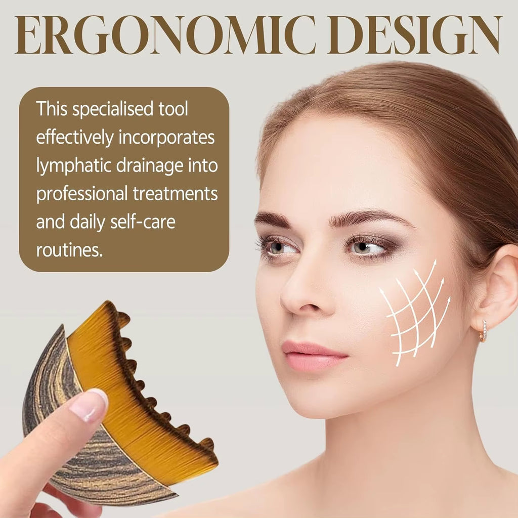Lymphatic Contour Face Brush – Facial Sculpting & Puffiness